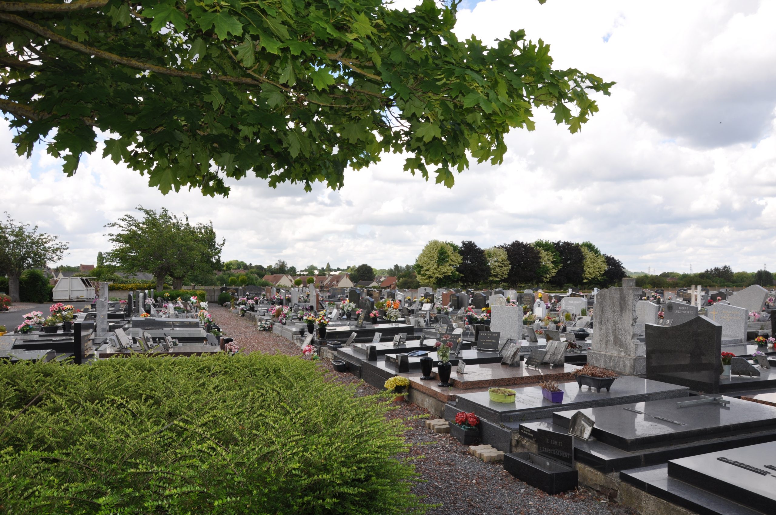Le cimetière de Saint-Saulve.