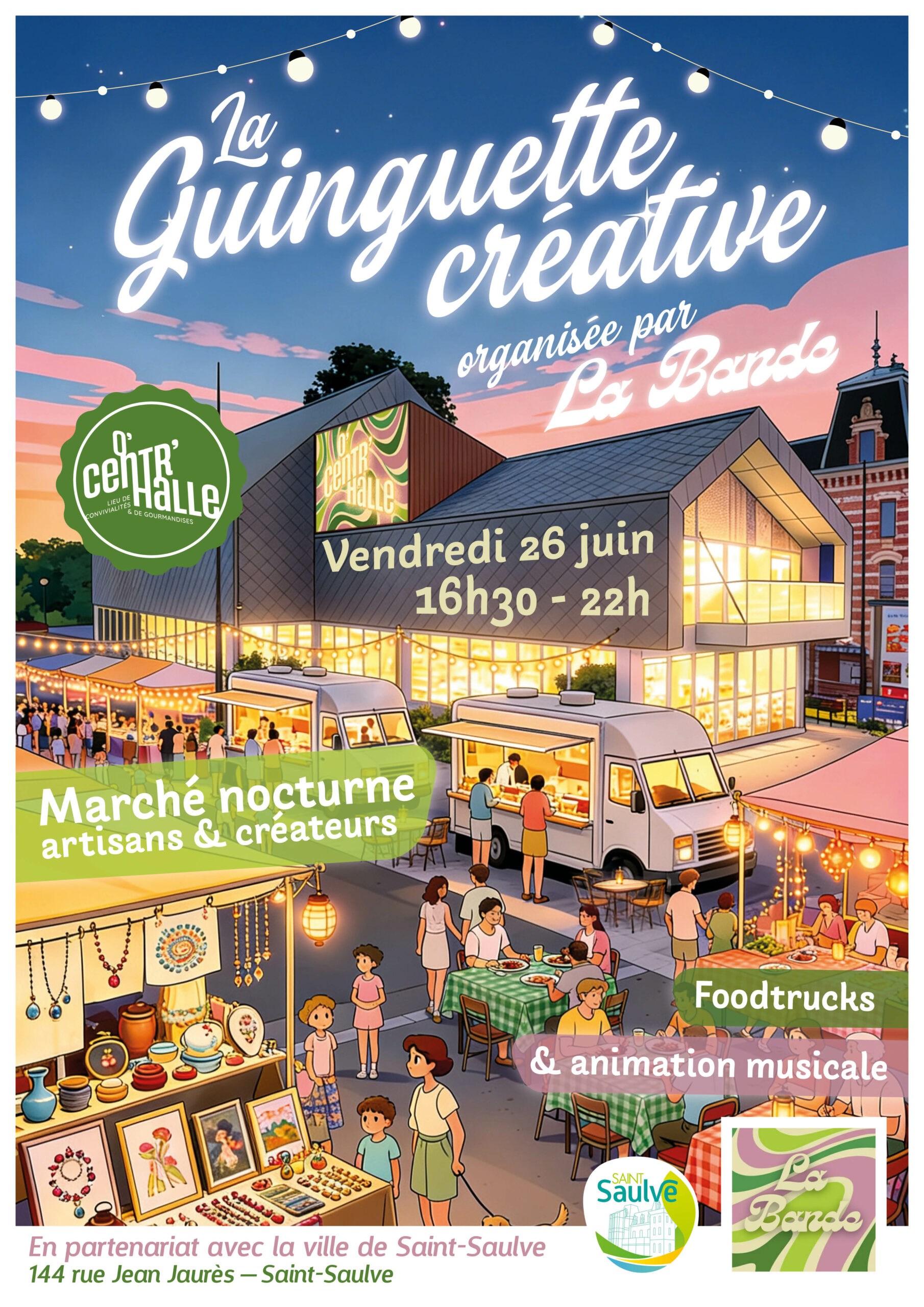 Marché Nocturne : La guinguette créative